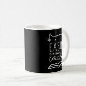 気を散らしやすい猫やCaおもしろい向けの本の贈り物 コーヒーマグカップ (正面右)