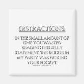 気を散らす マグネット (正面)