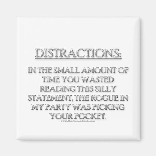 気を散らす マグネット (正面)