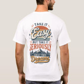 気を楽に Tシャツ (裏面)