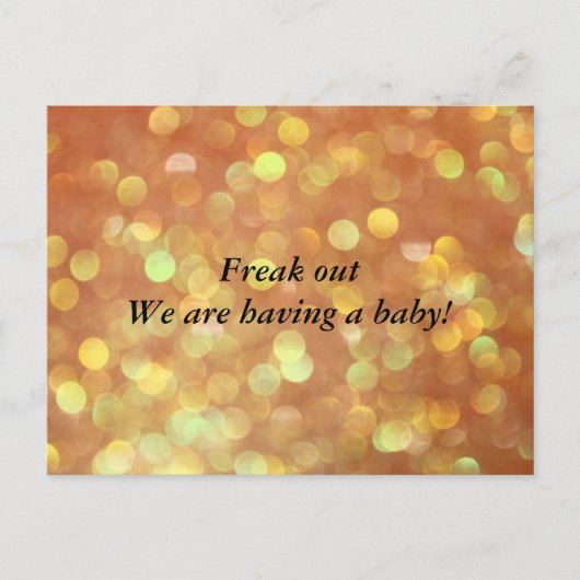 気を狂わせろベビーだ！ 案内ポストカード (正面)