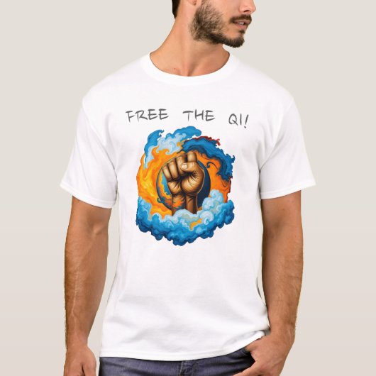 気を解放しろ!- Tシャツ (正面)