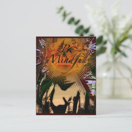 気を配る ポストカード (スタンド正面)