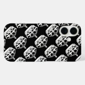 気を静かにして持ちこたえろ 王冠 白 Case-Mate iPhoneケース (裏面 (横))