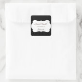 気エレガント気のない黒板 スクエアシール (バッグ)