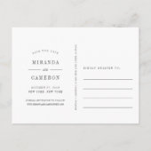 気モダン分 |写真の日付の保存 案内ポストカード (裏面)