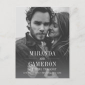 気モダン分 |写真の日付の保存 案内ポストカード (正面)