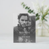 気モダン分 |写真の日付の保存 案内ポストカード (スタンド正面)