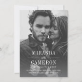 気モダン分 |写真カードを保存 セーブザデート (正面)