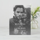 気モダン分 |写真カードを保存 セーブザデート (スタンド正面)