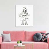 気候が変わりつつある理由 キャンバスプリント (インサイチュ (リビング))