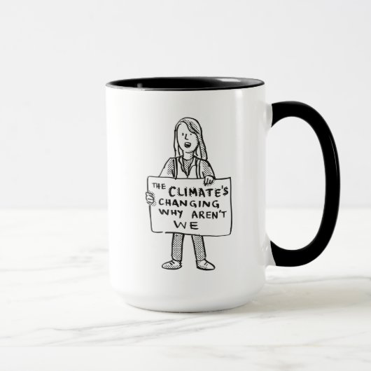 気候が変わる理由 マグカップ (右)