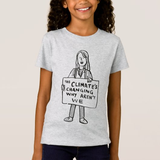 気候が変わる理由 Tシャツ (正面)
