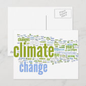 気候が変わる ポストカード (正面/裏面)