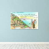 気候に関する漫画のシーン キャンバスプリント (インサイチュ (ウッドフロア))