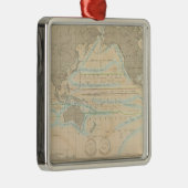 気候の世界地図 メタルオーナメント (右)