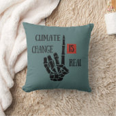 気候の変化は実在環境の変化である クッション (ブランケット)