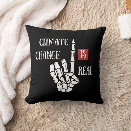 気候の変化は実在環境の変化である クッション (ブランケット)