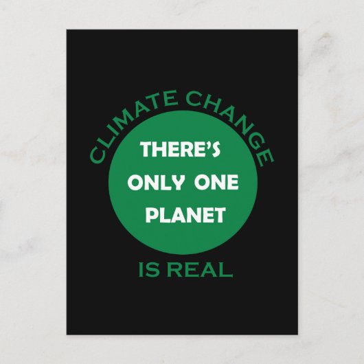 気候の変化は実在環境の変化である シーズンポストカード (正面)