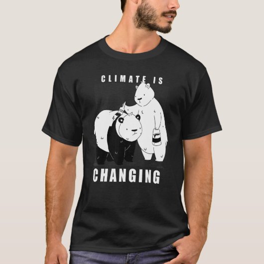気候の持続性 Tシャツ (正面)