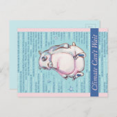 気候はホッキョクグマを待ち遠しい ポストカード (正面/裏面)