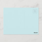 気候はホッキョクグマを待ち遠しい ポストカード (裏面)