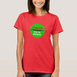 気候は縁どない救 – 今すぐ地球/行動 Tシャツ
