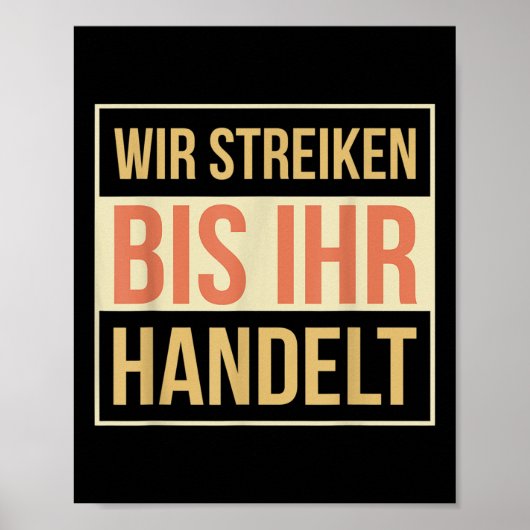 気候保護地球、気候変動、環境 ポスター (正面)