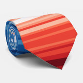 気候危機の温暖化のストライプクラワトクリマクリ ネクタイ (ロール)