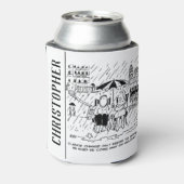 気候変動が休日に影響 缶クーラー (缶裏面)