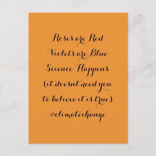 気候変動って科学で起きてること ポストカード (正面)