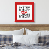 気候変動ではないシステムの変化 キャンバスプリント (インサイチュ (寝室))