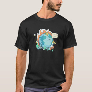 気候変動に関する皮肉な声明これがフィン Tシャツ