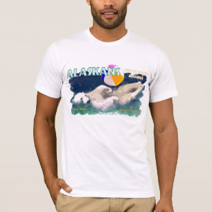 気候変動のためのアラスカ州人 Tシャツ