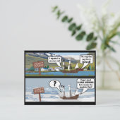 気候変動のジョーク ポストカード (スタンド正面)