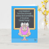 気候変動のバースデー・カード カード (黄色い花)