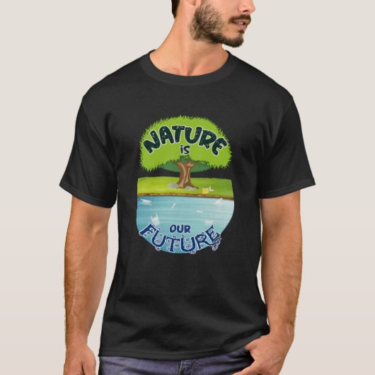 気候変動の未来の惑星Earth CO2ギフトアイディア Tシャツ (正面)