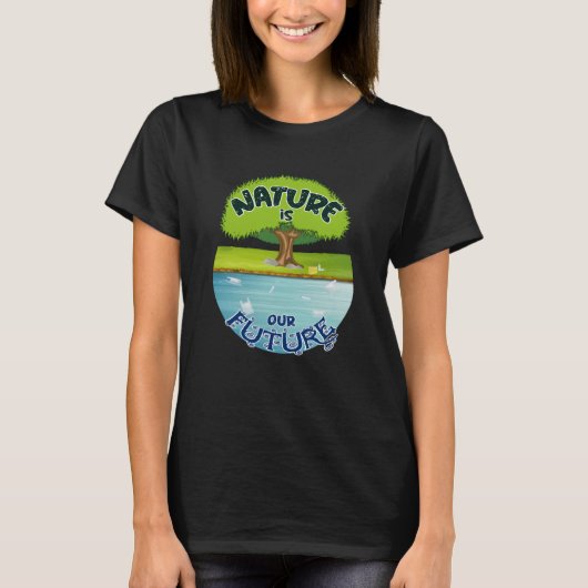 気候変動の未来の惑星Earth CO2ギフトアイディア Tシャツ (正面)