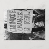 気候変動はハガキ実在ー ポストカード (正面)