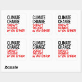 気候変動は信じお前に スクエアシール (シート)