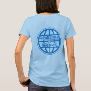 気候変動は偽のニュースギア Tシャツ