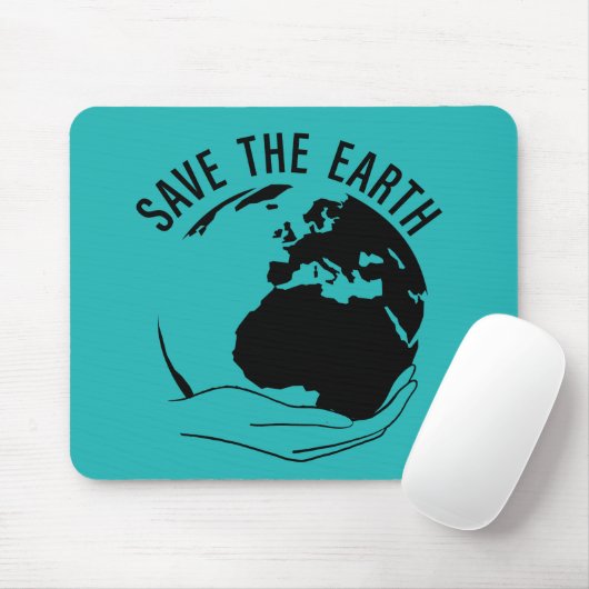 気候変動は実在 マウスパッド (マウス)