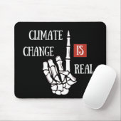 気候変動は実在 マウスパッド (マウス)