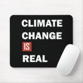 気候変動は実在 マウスパッド (マウス)