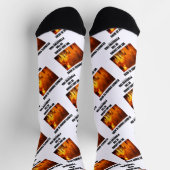 気候変動は我々が生きている火炎時代である ソックス (上部)