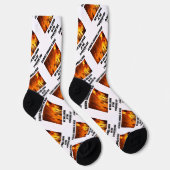 気候変動は我々が生きている火炎時代である ソックス (右)