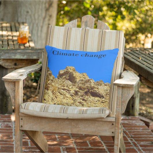 気候変動は環境を守る アウトドアクッション (椅子)