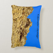 気候変動は環境を守る アクセントクッション (裏面(縦))