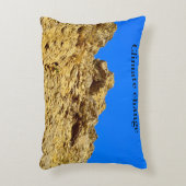 気候変動は環境を守る アクセントクッション (正面(垂直))