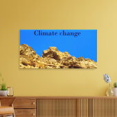 気候変動は環境を守る キャンバスプリント (インサイチュ (リビング))